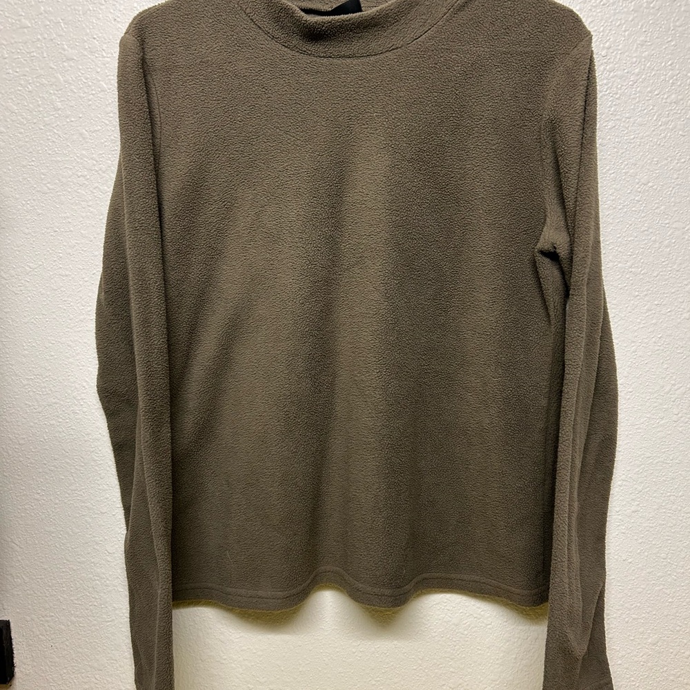 Classic Crewneck Sweater in Olive by [Brand]
